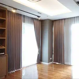 Menjual Gorden Blackout Pasang Skat Klinik Hordeng Gordyn Vitrase