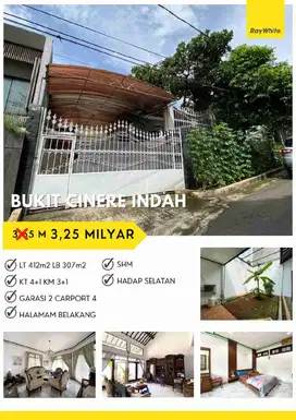 Di jual rumah murah didalam komplek cinere