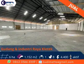disewakan gudang dan industri 1.152 m2 atap di garansi kalau bocor  The EdGe
