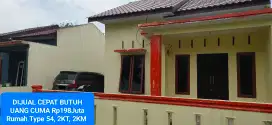 Murah Dijual Cepat B.U Butuh Uang Cepat Rumah Cantik type 54 Jl Sawi