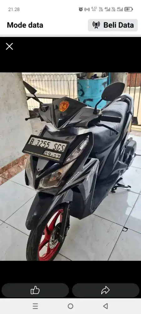 Vario 125 kzr body mesin full orisinil