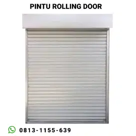 Pintu Rolling Door Rolling Door Buka Keatas Bahan Galvalum Aluminium