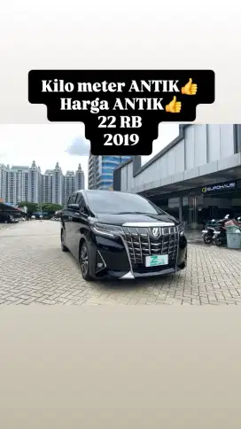 TOYOTA ALPHARD G 2.5 MATIC ATPM 2019 HITAM