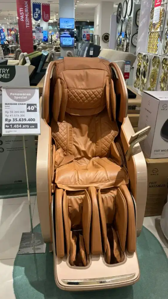 PROMO KURSI PIJAT ELEKTRIK 50%