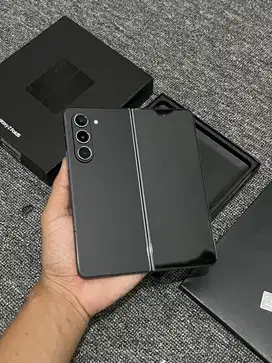 Samsung Z Fold 5 ram 12/512gb black  resmi sein fullset dus original