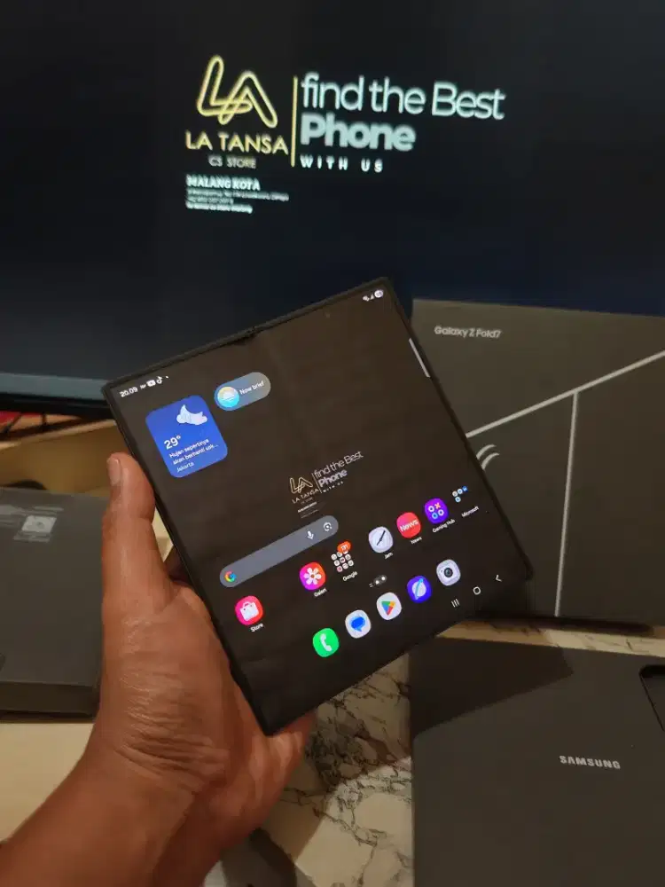 Samsung Z Fold 7 5G 12/512gb Like New No Minus Fullset Sein Resmi