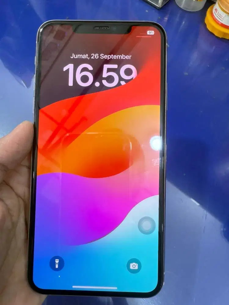 Iphone 11 promax 256 white garansi resmi ibox harga nego