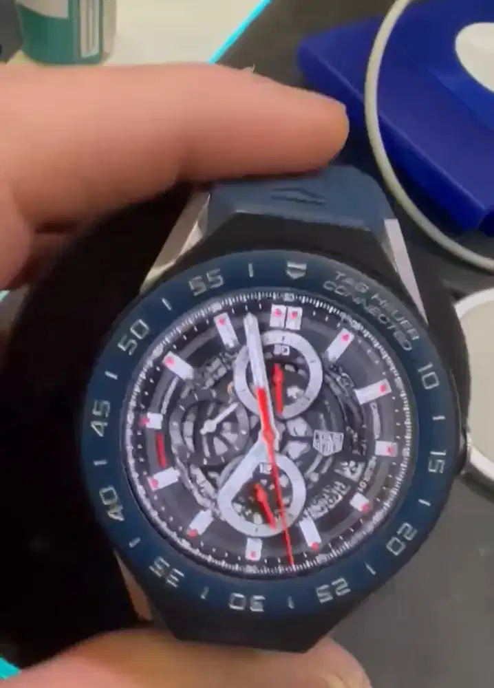 Tag Heuer Connected Modular 45 Blue Ceramic Bezel