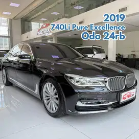 BMW 740Li Pure Excellence 2019 NIK 2018 Black 740 Li Hitam