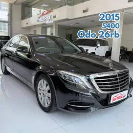 Mercedes Benz S400 2015 NIK 2014 Black on Beige Mercy S 400 L Hitam