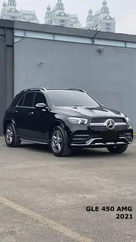 Mercedes Benz GLE450 AMG 3.0 2021 Black KM 32rb Good Condition.