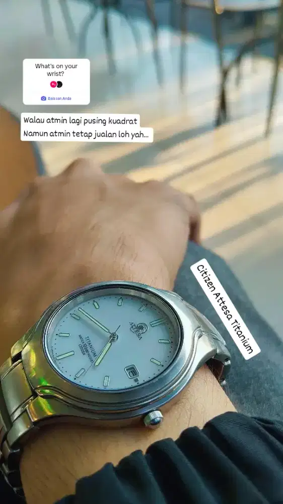 Citizen Attesa Eco-Drive Titanium