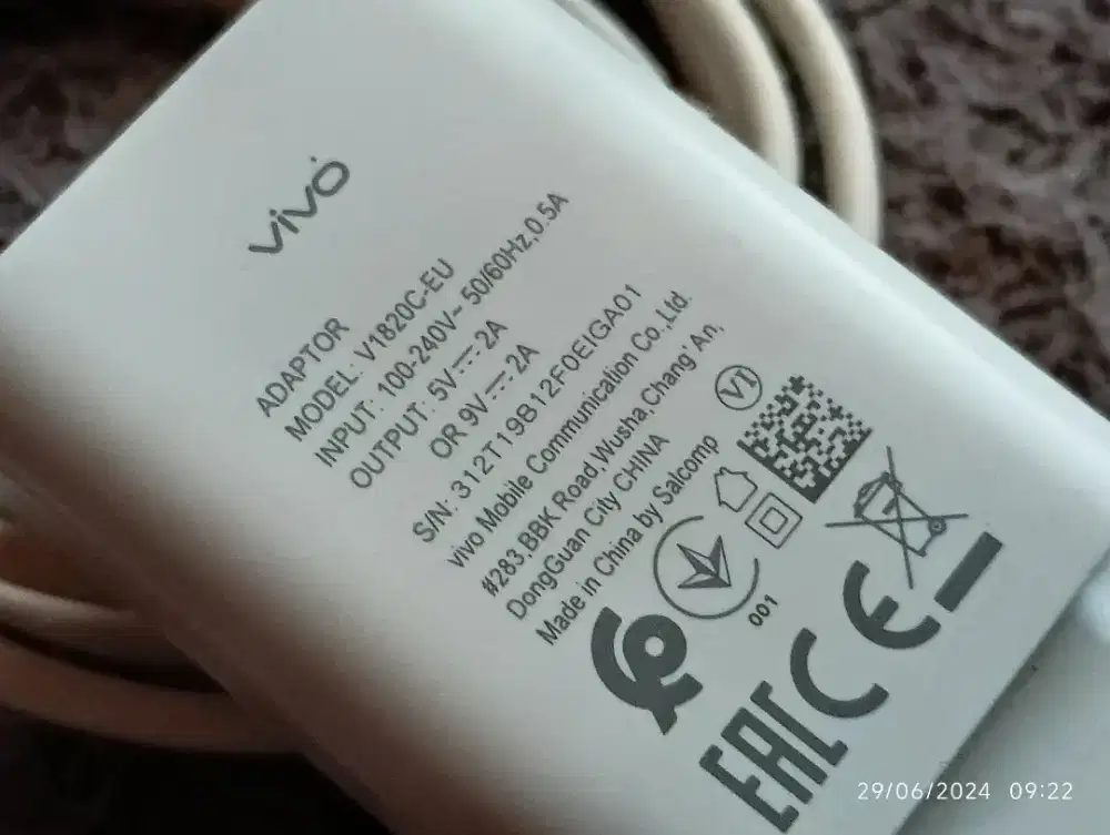 Charger Vivo Ori Bawaan Hp