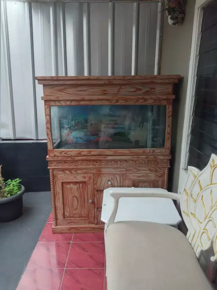 Aquarium bupet kayu