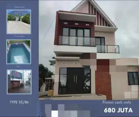 Rimah / Villa murah di BATU 600 jt an