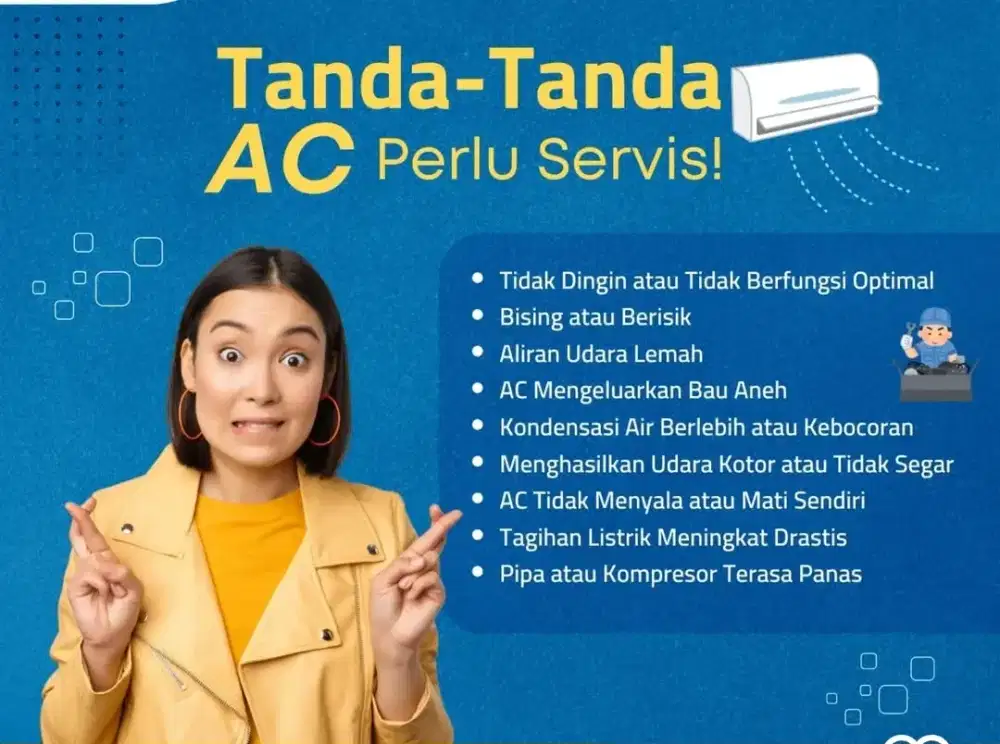 Cuci dan servis ac