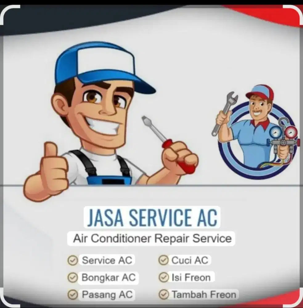Cuci dan servis ac