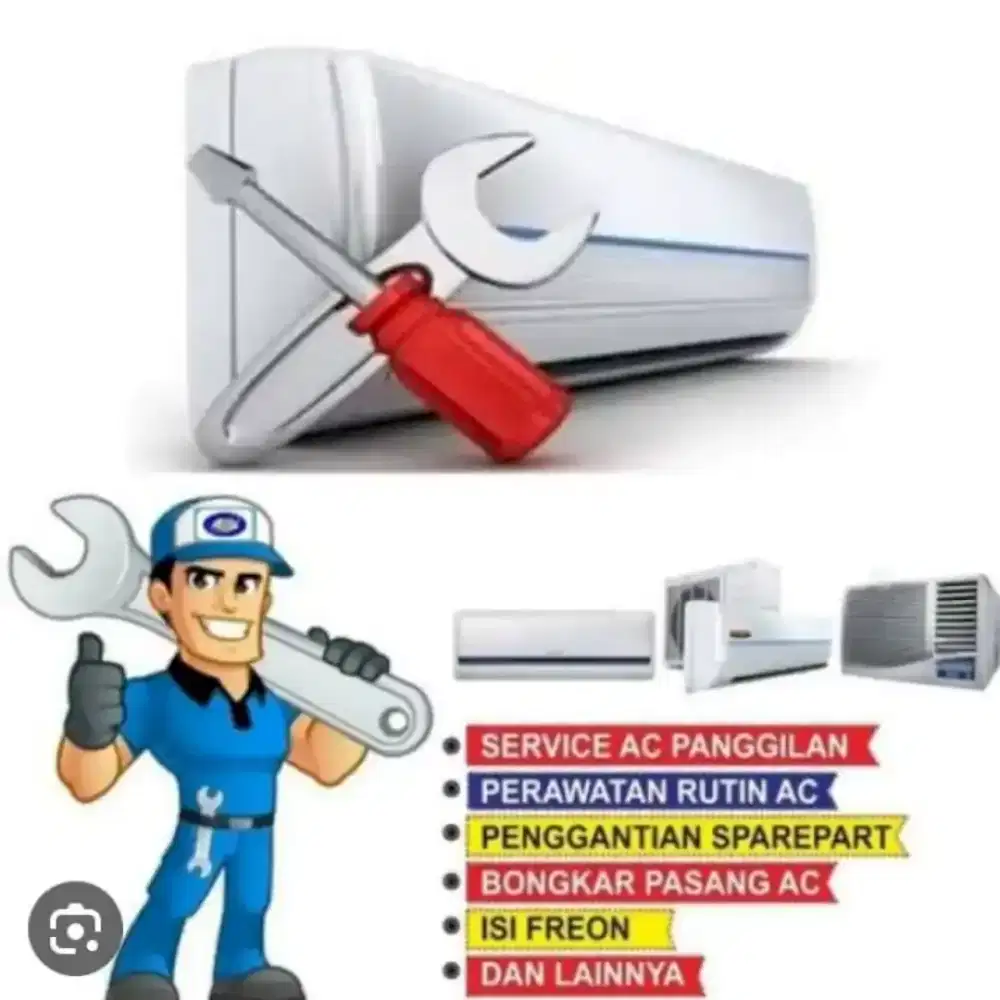 Cuci dan servis ac