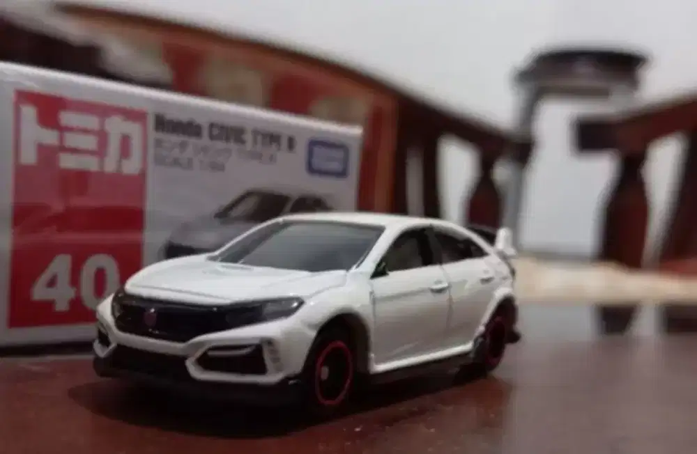 Open box diecast tomica honda civic mirip hotwheels