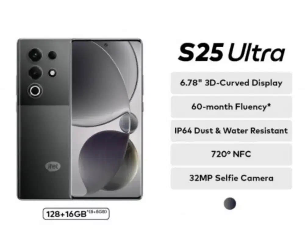 Itel s25 ultra silver