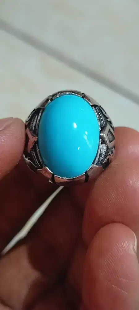PIRUS Persia Biru polos lawasan mewah