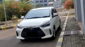 Km9rb toyota agya g cvt matic 2024 putih tangan pertama dari baru