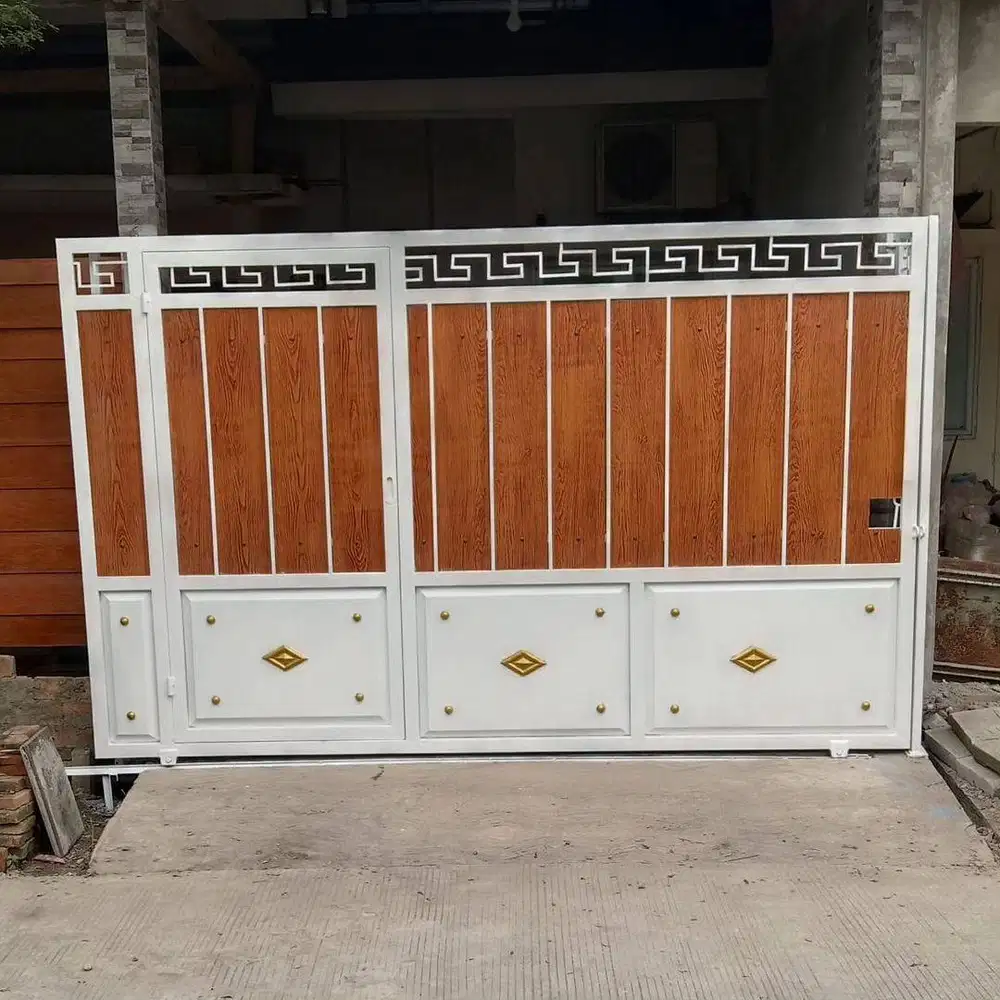 harga pagar woodplank