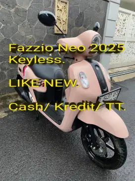Fazzio Neo 2025 Keyless. Pajak ON. Simpanan. Like New. Cash/Kredit/TT