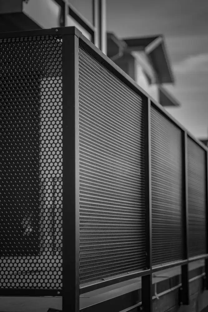 model pagar perforated