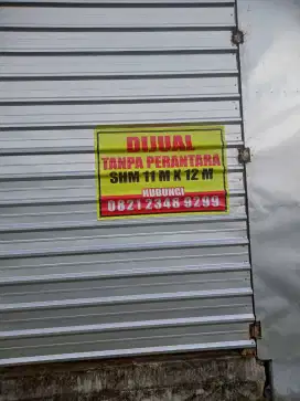 Jual cepat BU bangunan gudang