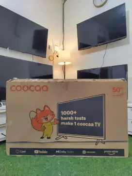 COOCAA SMART TV 50 INCH , LENGKAP FULLSET , Seperti Baru , LIKE NEW