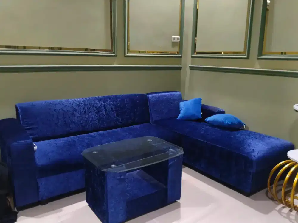 Sofa L bagus murah