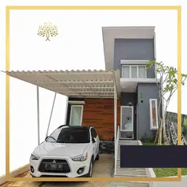 Rumah Sukaraja siap huni 2 lantai 3 kamar tidur KPR strategis 6 menit KRL cilembut Bogor
