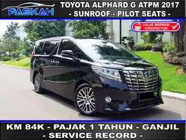 Km=84k PAJAK=1TAHUN Toyota Alphard G ATPM 2017 ALPHARD G 2017
