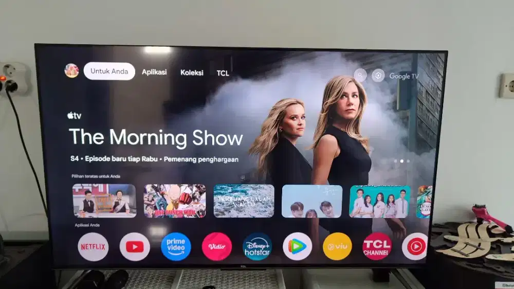 TV LED TCL 4K UHD 50 inch GoogleTV KONDISI 98%