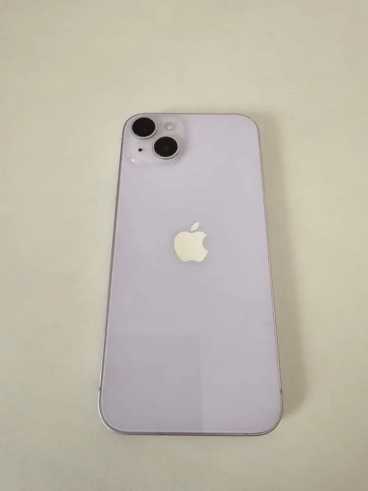 Iphone 14 plus Memory 256 warna Purple Memory 256 Gb Mulus