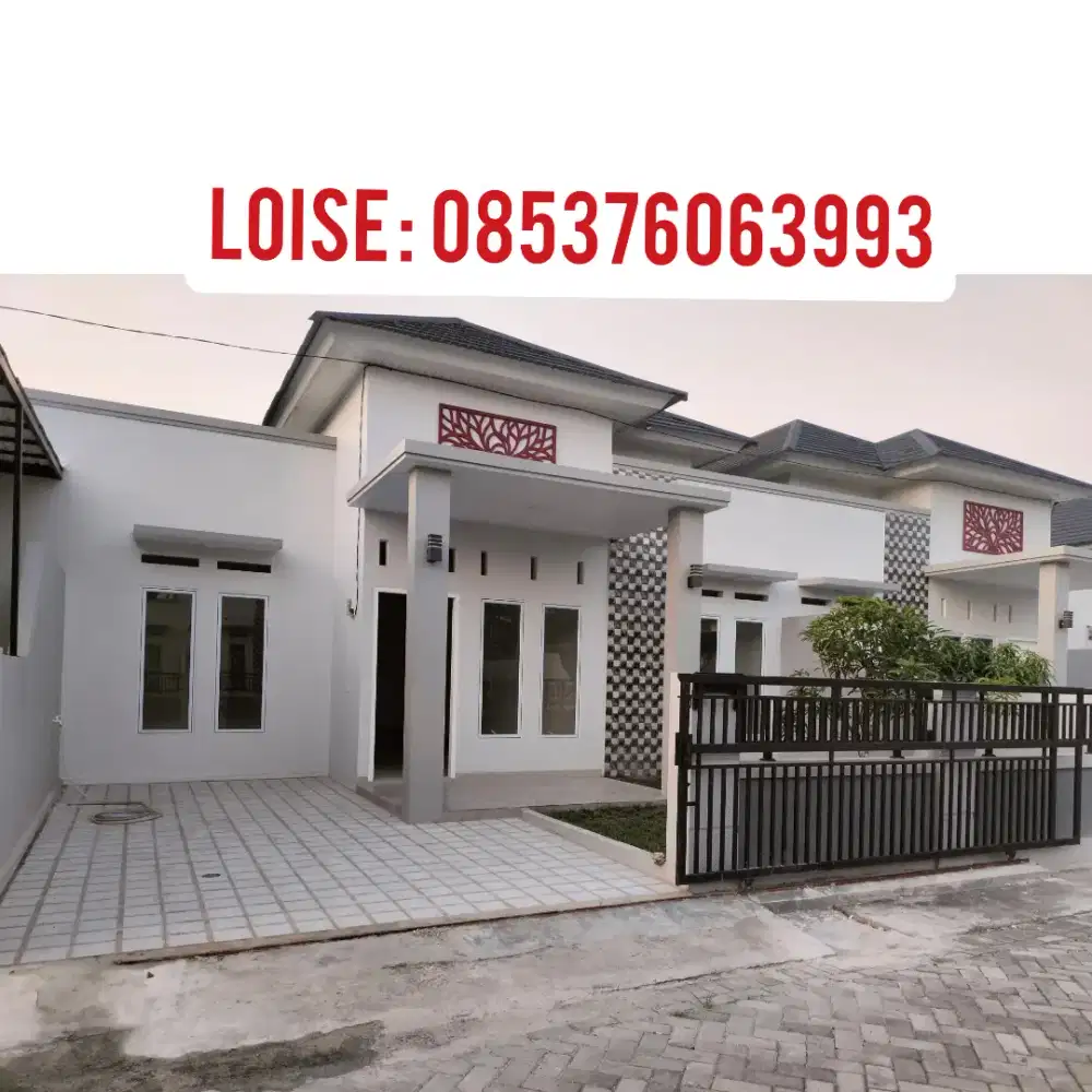 Type 70 Ready Siap Huni Berpagar jl.Bukit Barisan
