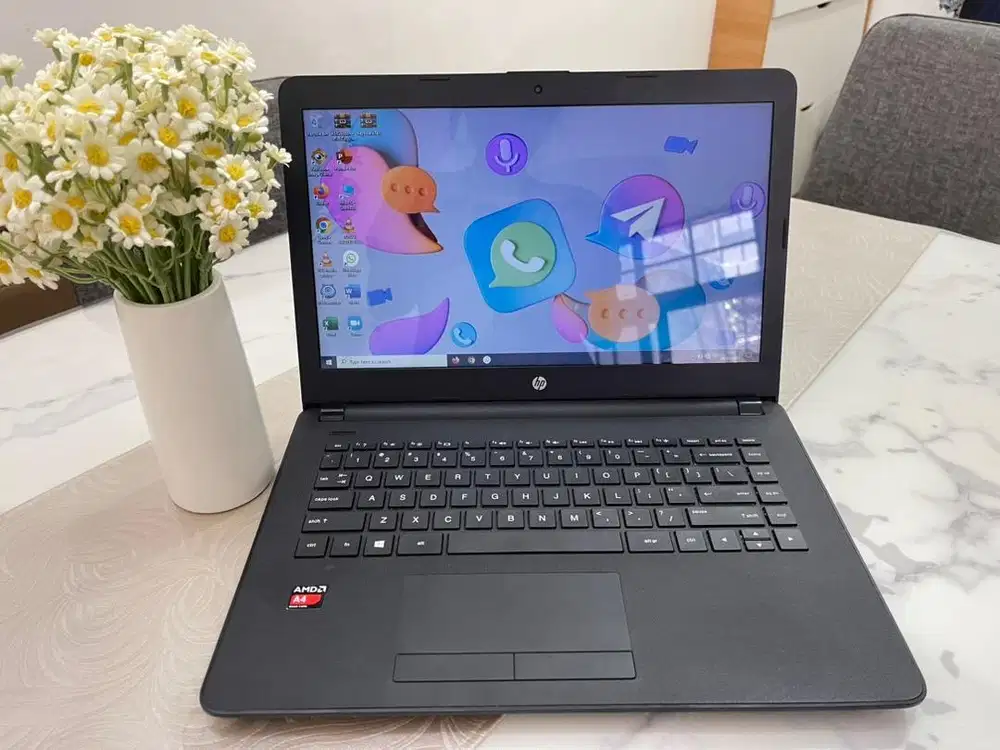 Laptop hp 14 inci normal slim