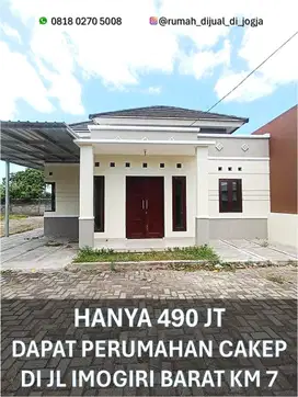 Perumahan Dijual di Jl Imogiri Barat KM 7 Sewon dekat Kampus UAD