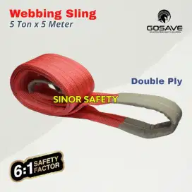 Webbing SLING 5 Ton x 5 Meter Tali Pengangkat Barang - 5 Ton x 5 Mtr