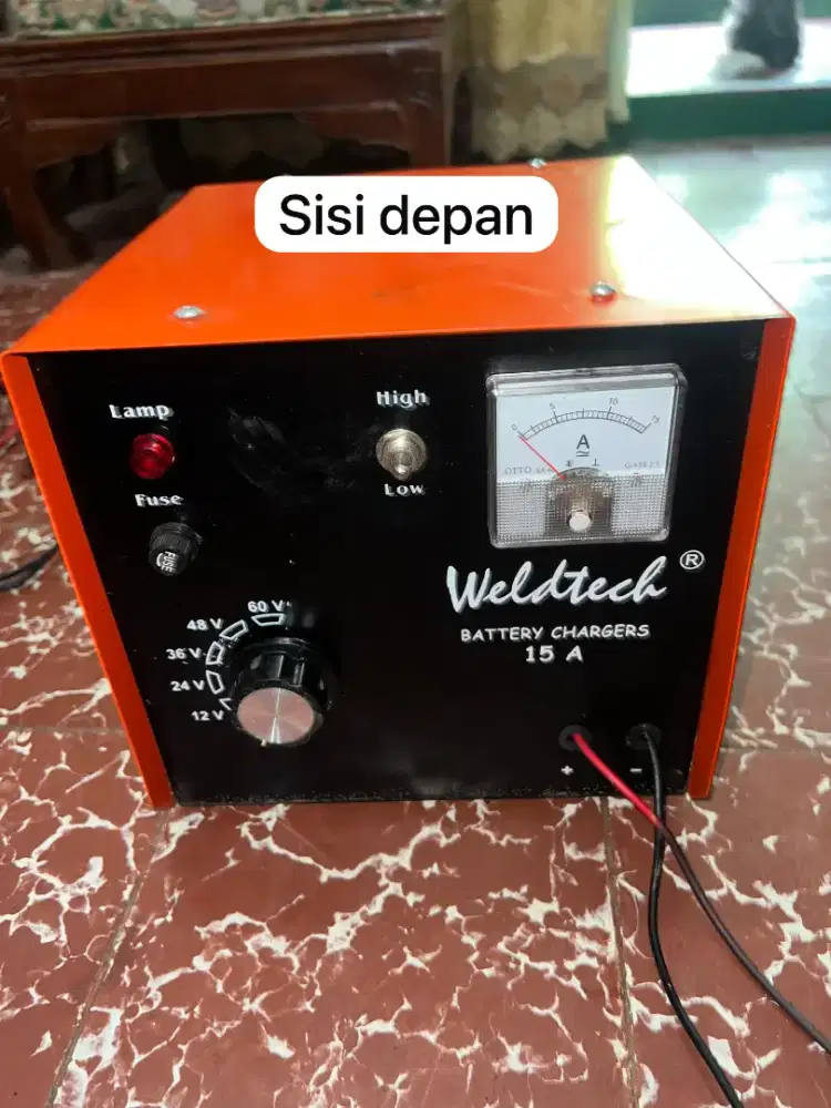 DIJUAL CEPAT BATERAI CHARGER CAS STRUM AKI ACCU 15A Merk Weldtech
