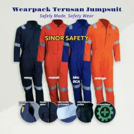 Wearpack Safety Model Jumpsuit Coverall Seragam Kerja Pabrik Proyek