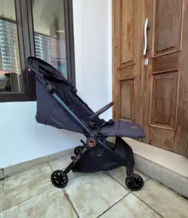 For Sale Stroller Babyelle Micro Autofold Black Grey Rose Gold