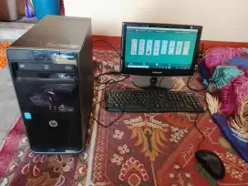 PC core i3 lengkap monitor