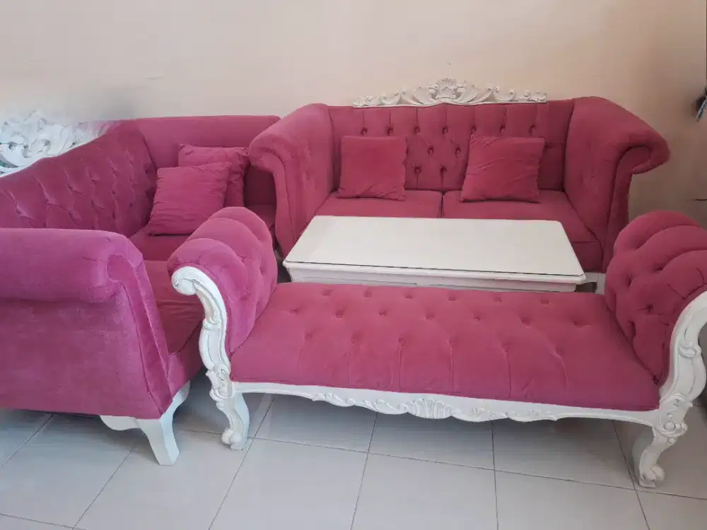 Dijual Sofa Jati Minimalis lok.pangkalpinang bangka belitung