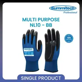 Summitech Sarung Tangan NL-10 BB Multi Purpose Palm Fit Coated Glove -