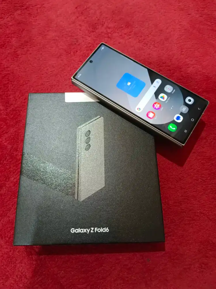 Samsung z fold 6 5G 12/256 ex resmi silver like new fullset ori