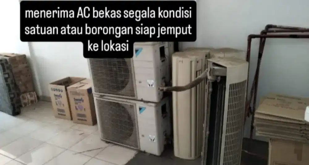 Tampung AC bekas