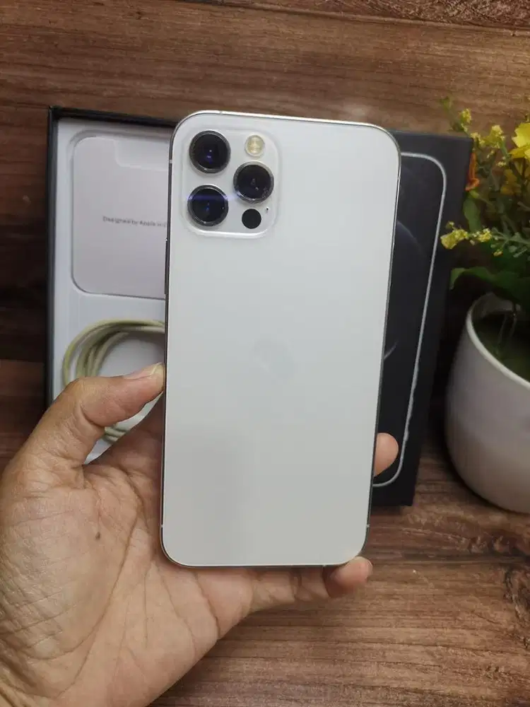 iphone 12 pro 256gb ex ibox bh 85% fullset terima tuker tambah