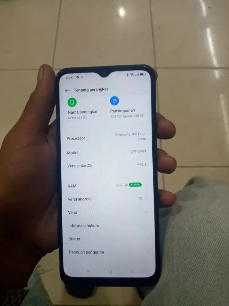 jual aja hp Oppo a57 minus pemakaian hp casan